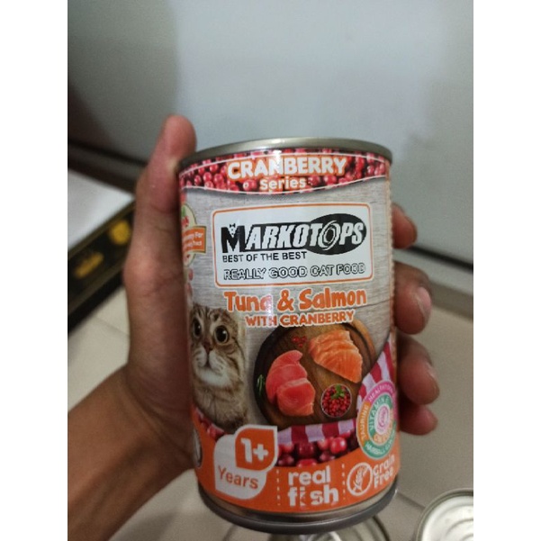 Makanan kaleng kucing markotops kaleng 400 gram all varian | markotops kaleng wetfood