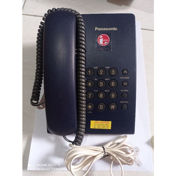 Pesawat Telepon Panasonic SECOND SPESIAL  KX--TS505 / KX-TS500 Telepon Rumah Buat indihome &amp; PABX