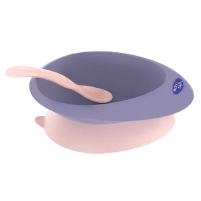 Baby Safe Suction Bowl With Spoon BabySafe Mangkok makan Anak Mangkuk Bayi Anti Tumpah Peralatan Makan Bayi MPASI