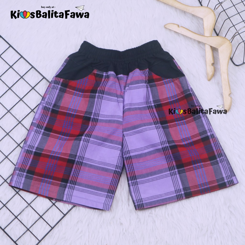 Celana Hawai Square 7-10 tahun / Celana Harian Boxer Murah Anak Tanggung Kids Summer Pants