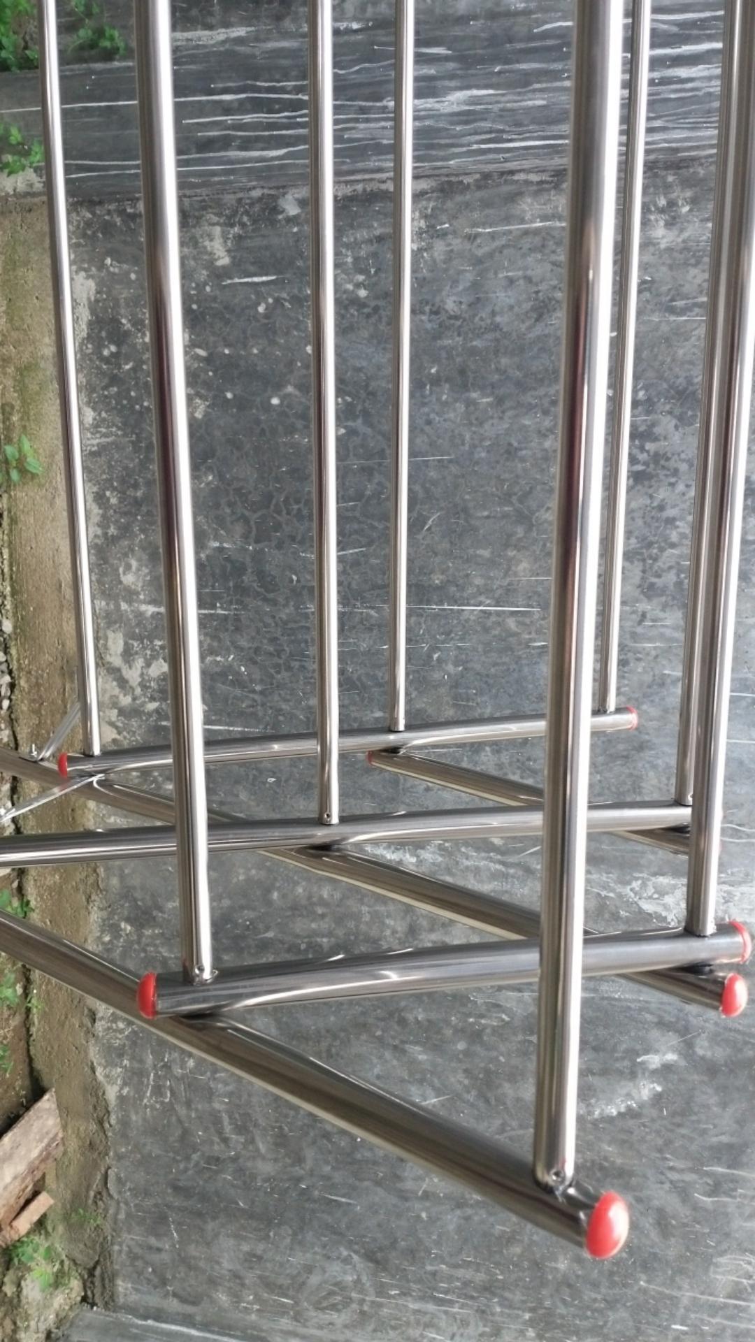 Jemuran Baju Tinggi Stainless Steel Asli 100% No.1