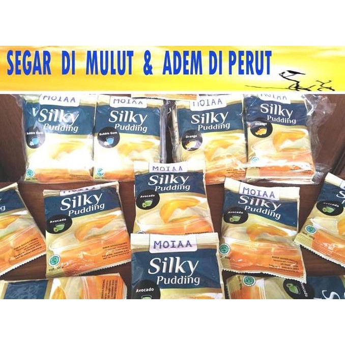 

A47D0 Moiaa Silky Pudding|100 Gram|Bubuk Puding Botol| Toko Chandra Cookies