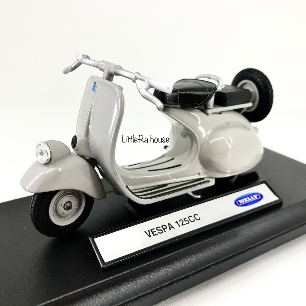 1:18 Scale Welly old 1953 VESPA 125CC Scooter bike motorcycle diecast toy model 