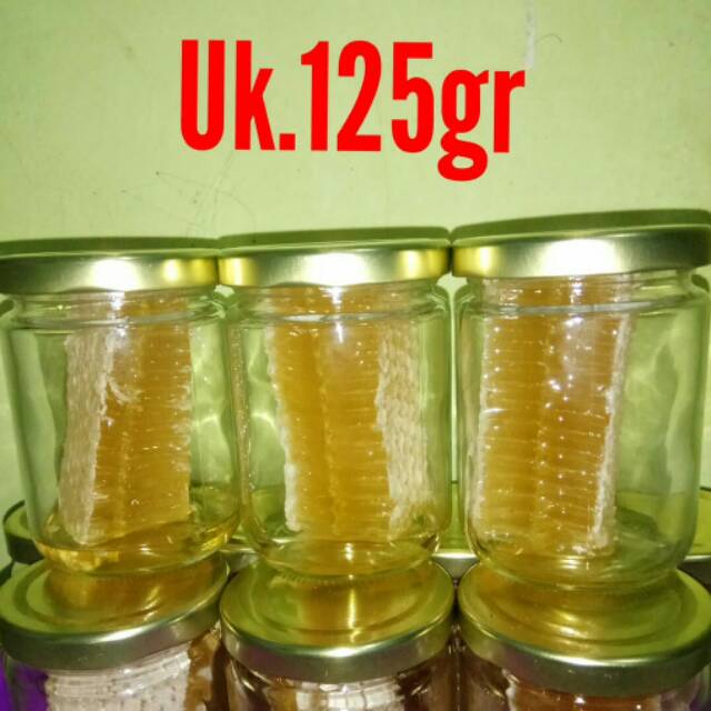 

Sarang Lebah Madu Asli 100% Uk. 125 gr
