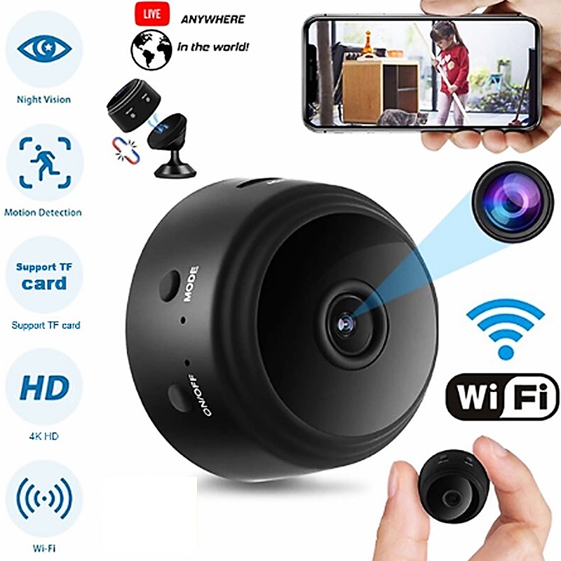 Camera Mini A9 Wifi CCTV Mini Wifi Magnet 1080HD IP Camera Mini Spycam