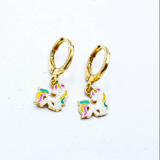 Anting Anak Poni Rainbow Gold Xuping