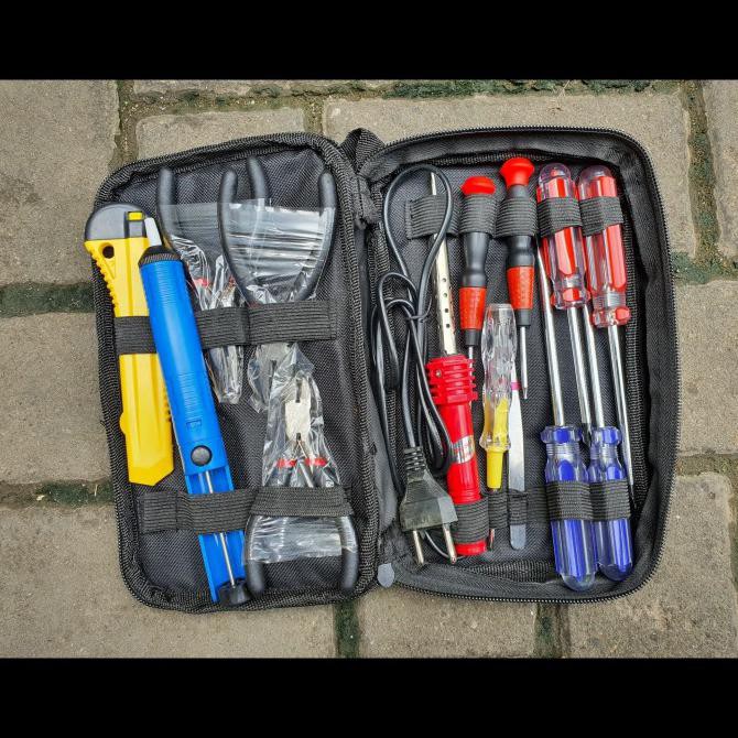 TOOLKIT ELECTRICAL 10PCS/SET PERKAKAS UNTUK LISTRIK RUMAHAN TOOL KIT