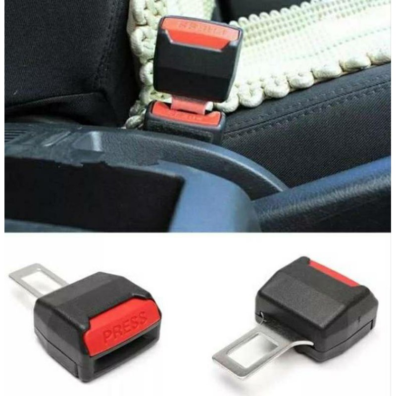 Jual Seat Belt Buzzer Stopper Hitam (1 Set 2 pcs)