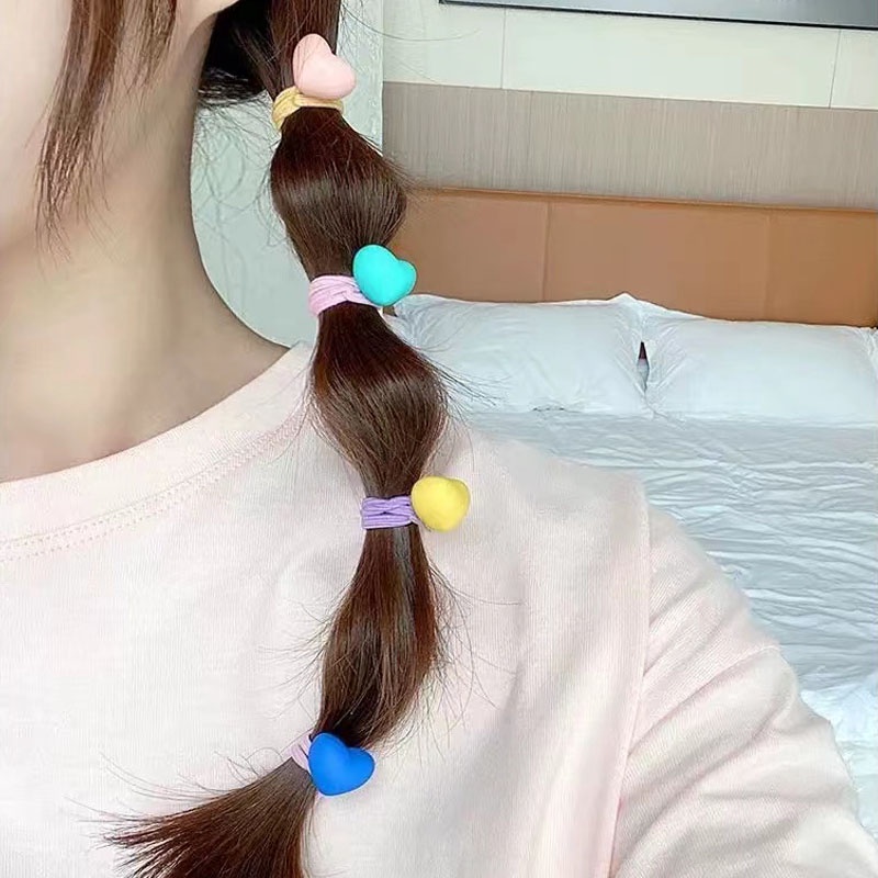 [1 PCS ] Ikat Rambut Karet Elastis Wanita Acrylic Lucu Korean Fashion Aksesoris Import