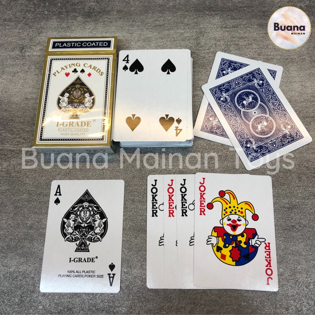 BOARD GAME KARTU REMI I-GRADE 787 PLAYING CARDS MAINAN ANAK CARD PLAY