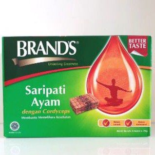 

BRAND'S Saripati Ayam Dengan Cordyceps 6 botol x 70gr