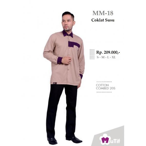 BAJU KOKO KAOS MUTIF MAN MM 18 || Ori Mutif Damoza Upmore
