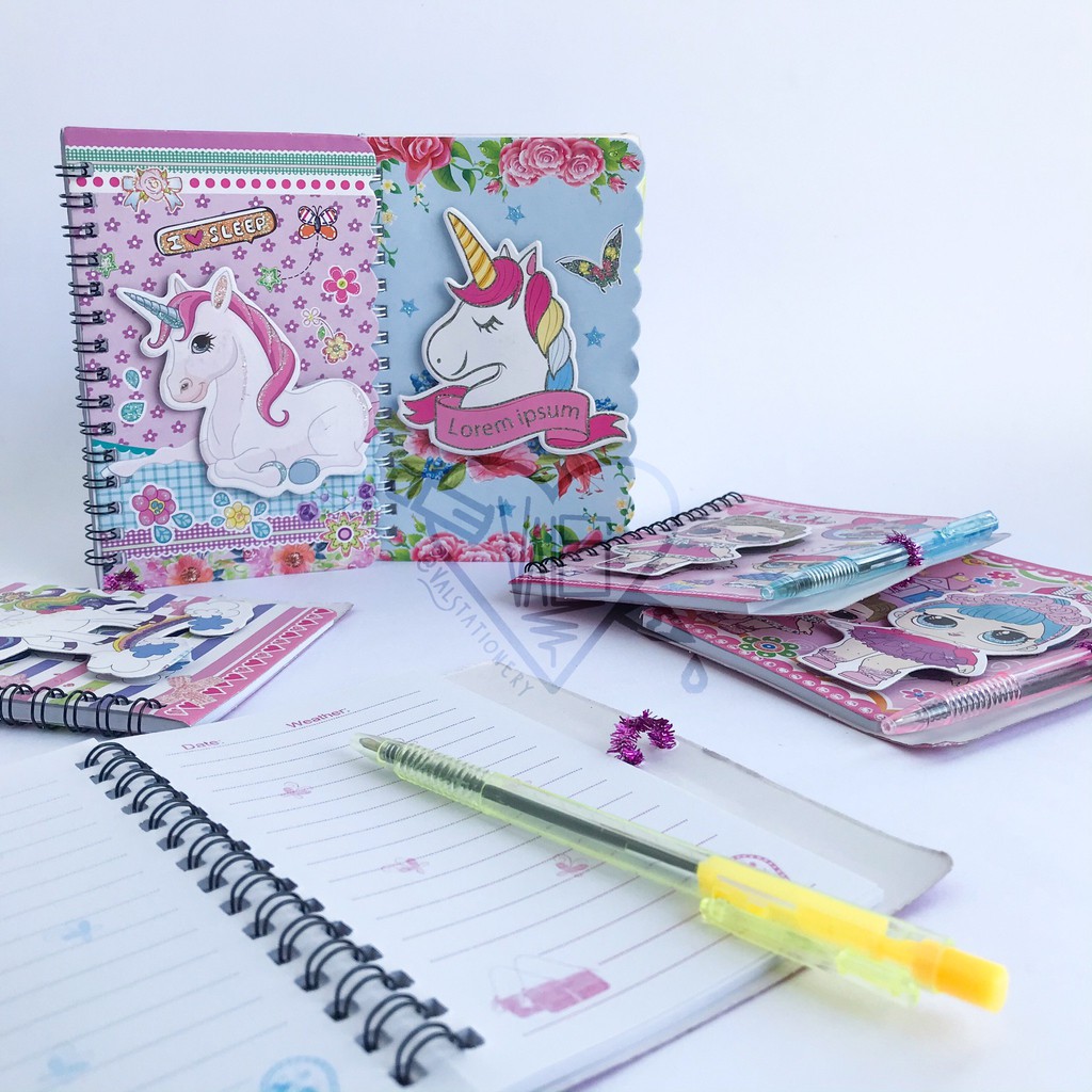 

Mini Notes Memo UNICORN / LOL ukuran A6