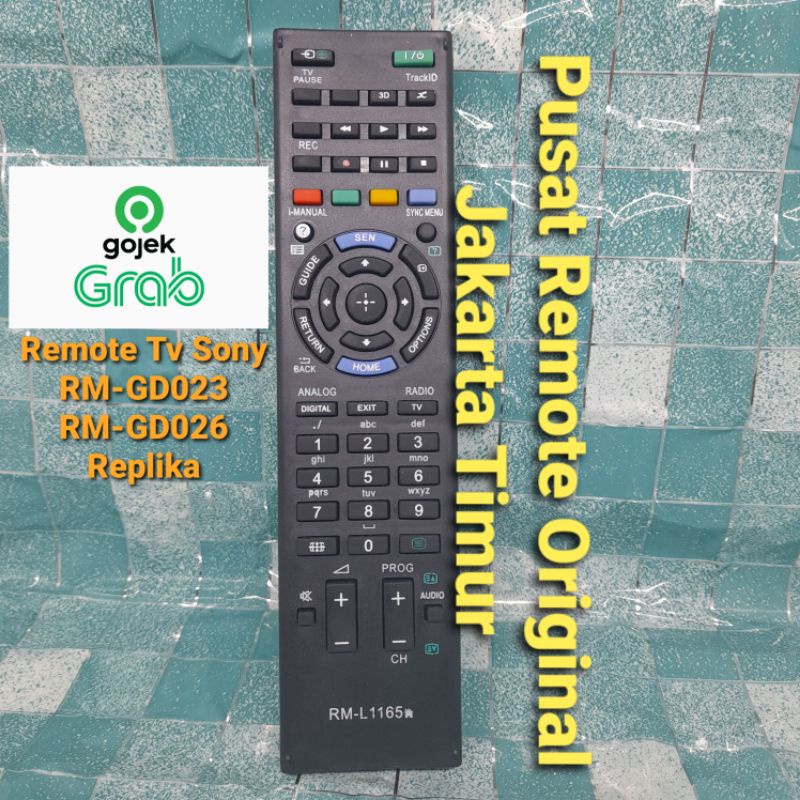 REMOTE REMOT SMART TV SONY LED RM-GD023 RM-GD026 RM-GD027 SEPERTI ORIGINAL