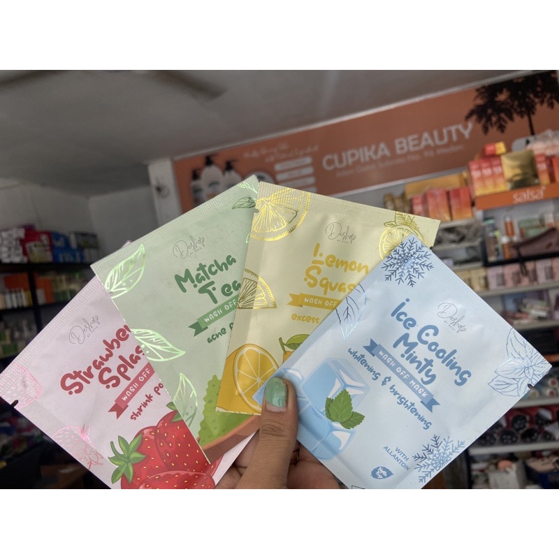 wash off mask -- deshop by deya masker bpom 15 gr masker organik bpom by deya shop