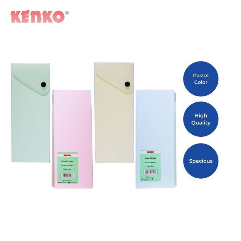 

KENKO PENCIL CASE KOTAK PENSIL PC-0719 Pastel Color