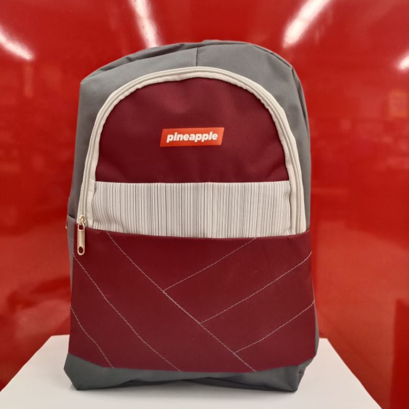 Pineapple 11 Tas Sekolah Anak Unisex Putra Putri Laki-laki Perempuan / Ransel Skolah Cowok Cewek