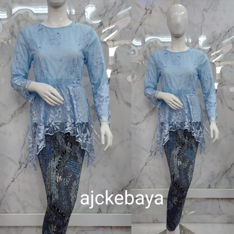 Kebaya Tille/ Andin Pita/Kebaya Modern/Kebaya Terbaru/Setelan Kebaya Tille/Kebaya Bali/ Set Kebaya