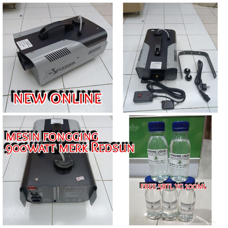 MESIN FONGGING 900WATT MERK REDSUN FREE CAIRAN FOOD GRADE DESINFEKTAN 5btl.