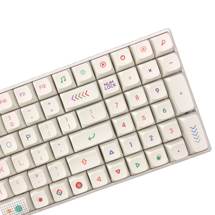 KEYCAPS MIX MAX XDA PROFILE SUBLIM MECHANICAL KEYBOARD CRAYON PURE