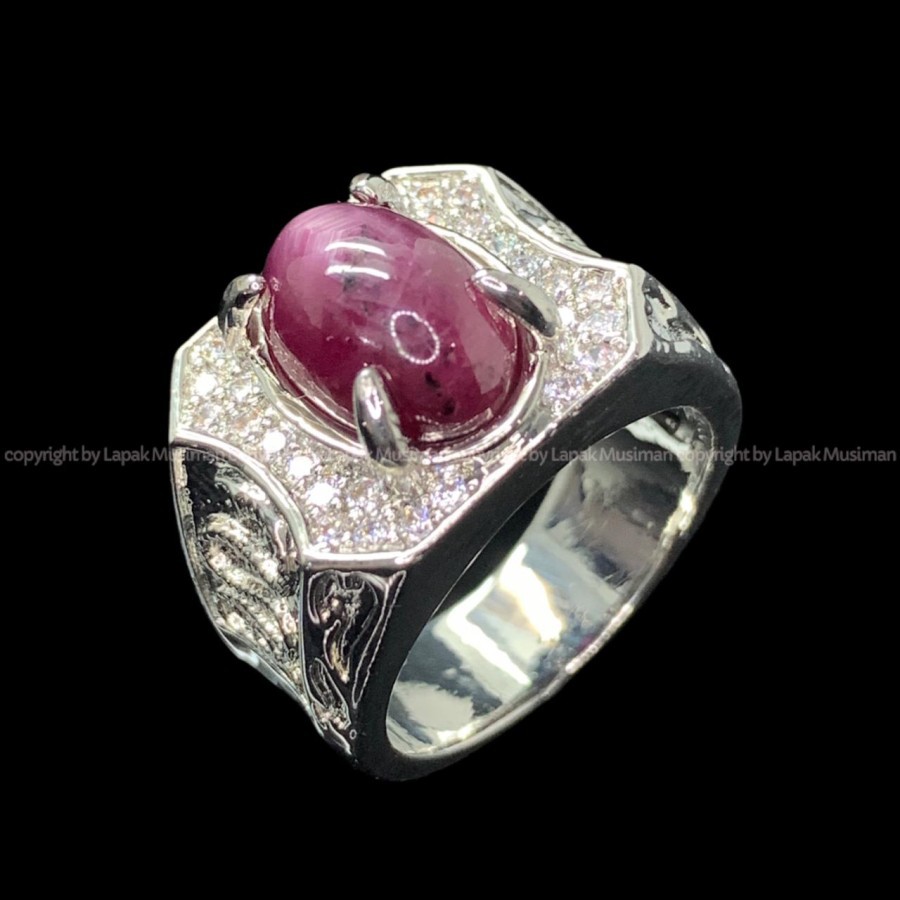 emas batu ruby ring