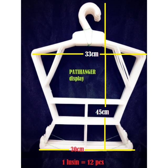 1 Lusin Hanger Layang M - 07/Hanger Setelan Tanggung code 13OR