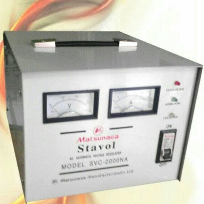 Stabilizer MATSUNAGA 2000 Watt STAVOL BEST Seller  Model SVC-2000VA