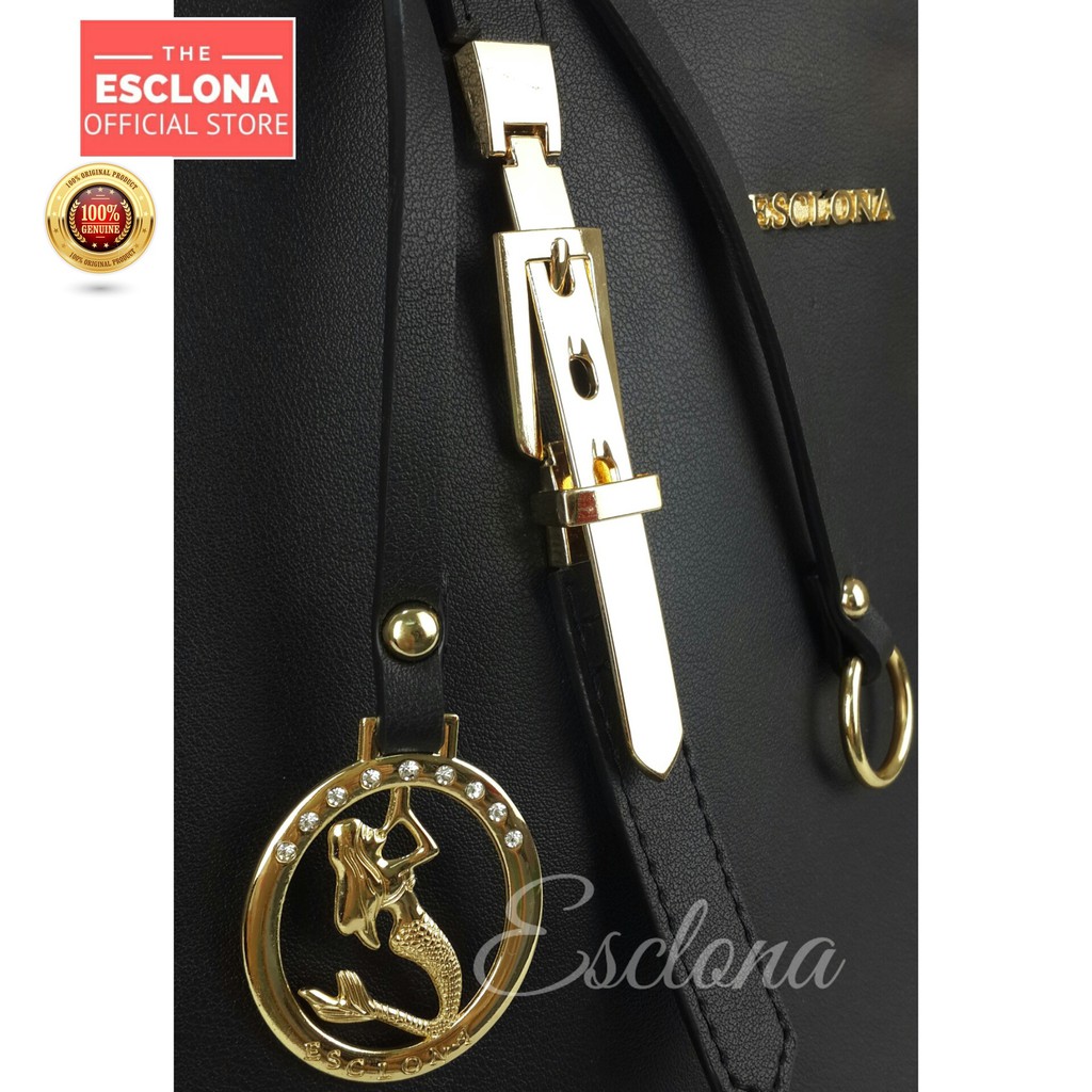 Tas wanita Import Bag Laptop Esclona 034 Tas Batam Selempang Cewek Branded Cantik Fashion Murah Handbag Original Besar Kantor Kerja Kuliah Premium Super Populer Terbaru Terlaris Hobo Office Ibu Emak Dewasa Santai Berpergian Shoulder Bahu