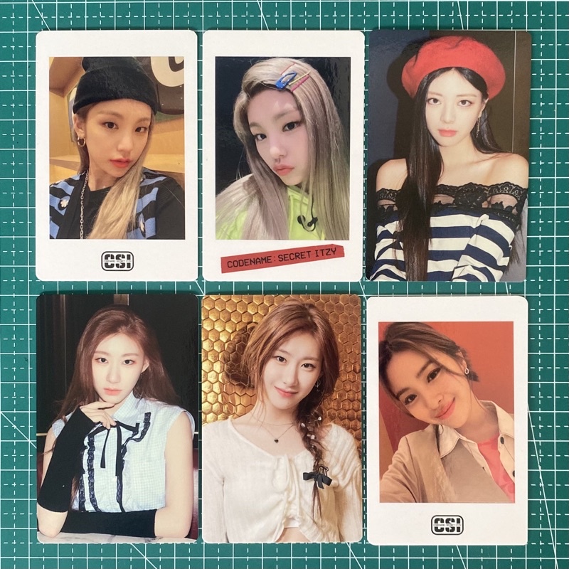 ITZY - Codename : Secret ITZY CSI MD POLA & TC PC | Yeji Ryujin Chaeryeong Yuna PHOTOCARD
