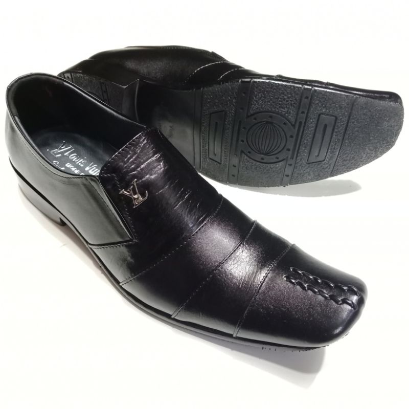 Pantofel Pria Kulit Asli/Sepatu Kantor Pria/LV 9011/Pantofel Kerja Pria/Pantofel Formal Pria