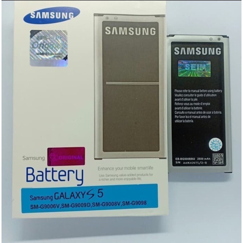 Baterai Original Samsung S5 / G900 / I9600 Baterai / Batere / Battery