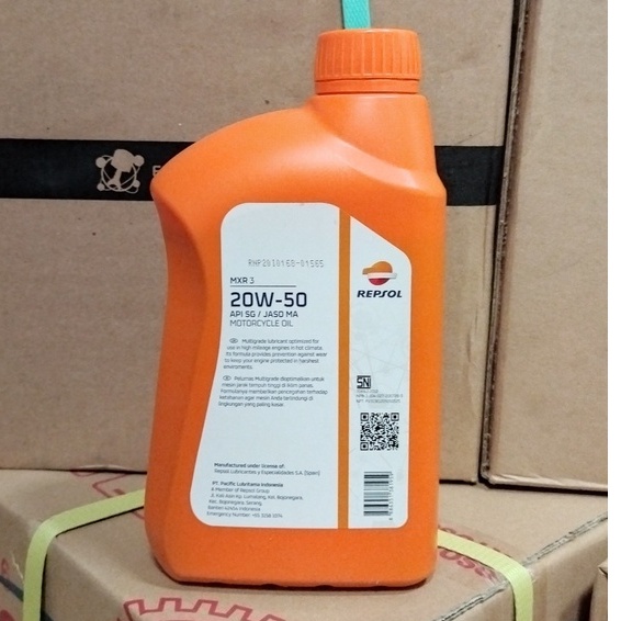 OLI MESIN MOTOR REPSOL MXR3 / MXR 3 20W-50 1 LITER