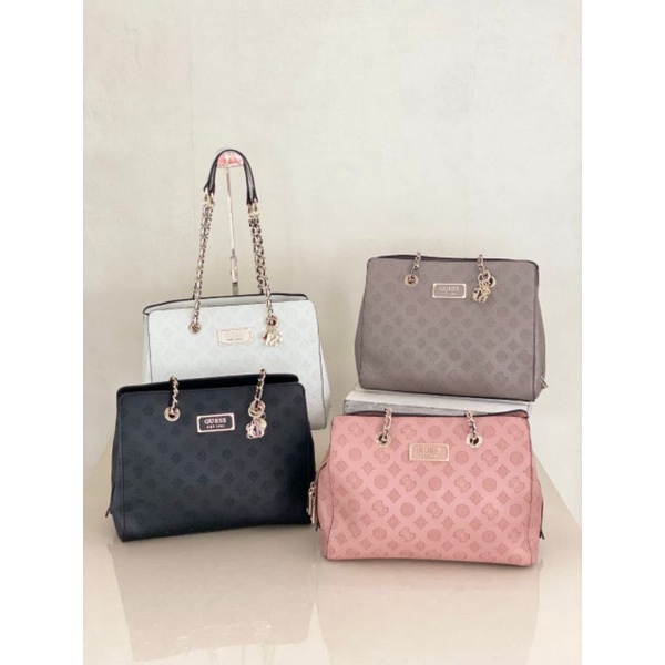 Guess Logo Love Girlfriend Satchel Bag Original