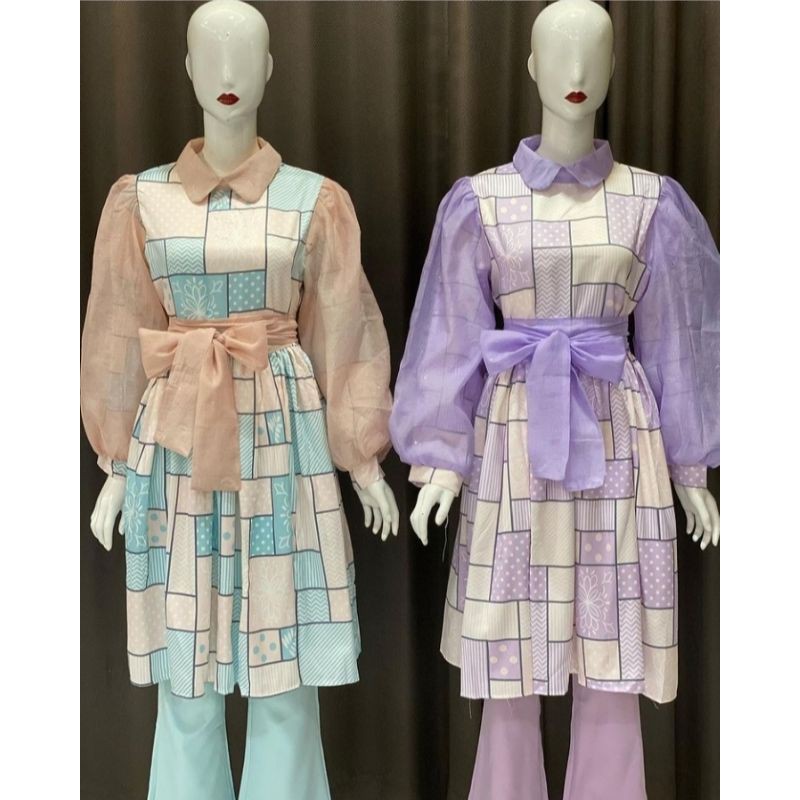 ONE SET TUNIK LESTI ORIGINAL VIVORIE