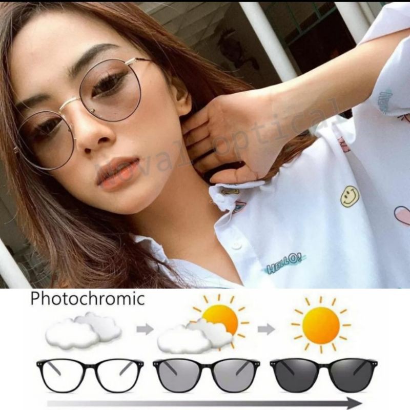 paket lensa photocromic/kacamata 9765