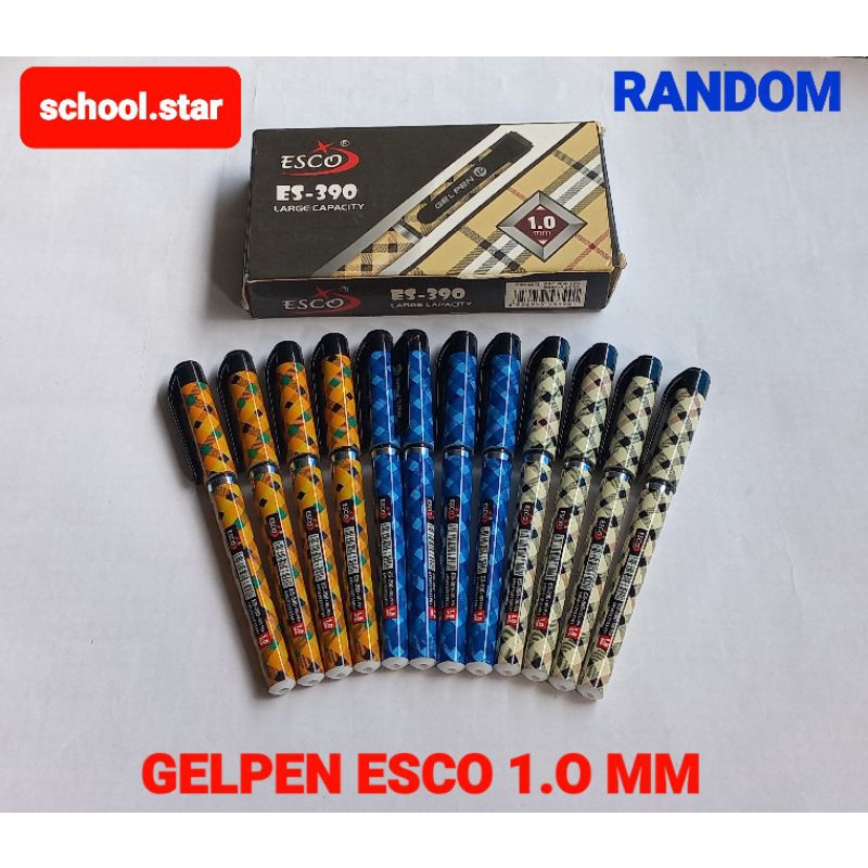 

PUL PEN GEL INK 1.0 mm ESCO-390 -1Pcs