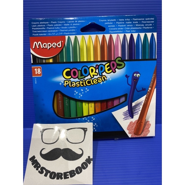 

Maped Plastik Crayon 18pc