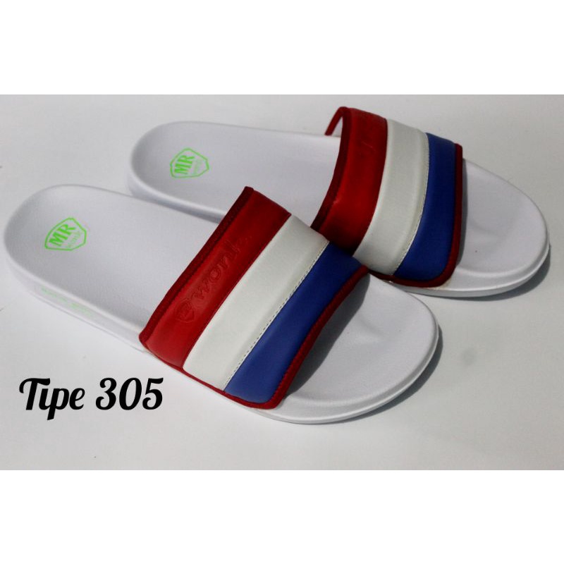 Sandal Pria Slide Slip on Sendal Anti Licin Ringan Selop Gokar masterwonk