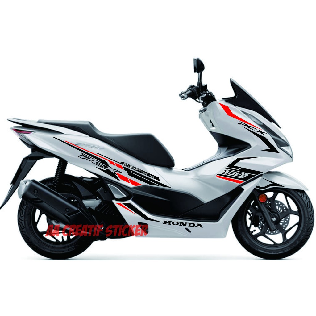 CUTTING STICKER polet motor ALL NEW PCX 160 tahun 2021-2023 custom code 01
