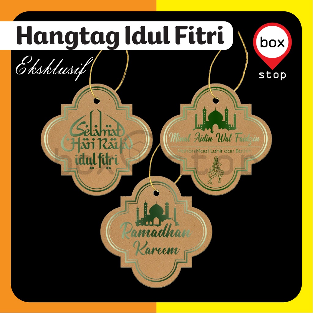 

Hangtag - Hang Tag - Aksesoris Lebaran Idul FItri isi 100 pcs - HTL2