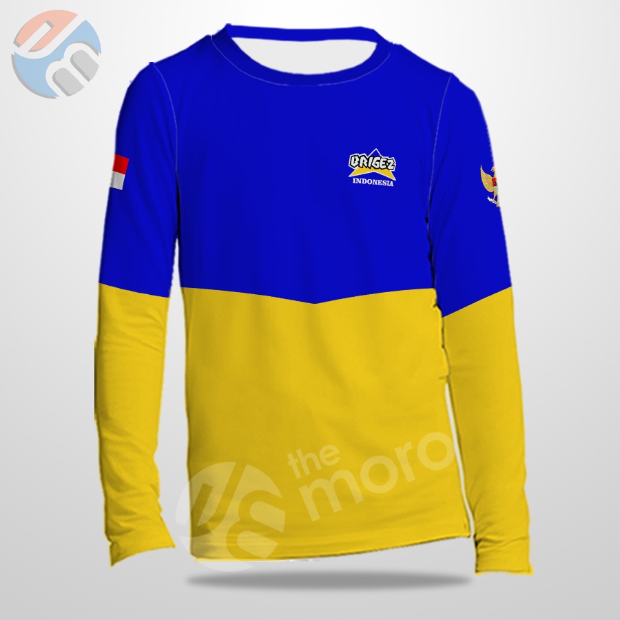 Kaos Baju Tshirt Brigez 05 Anak Lengan Panjang Printing Sublime | The MORO