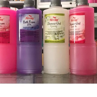 HEVINY BATH FOAM/SHOWER GEL 1 LT