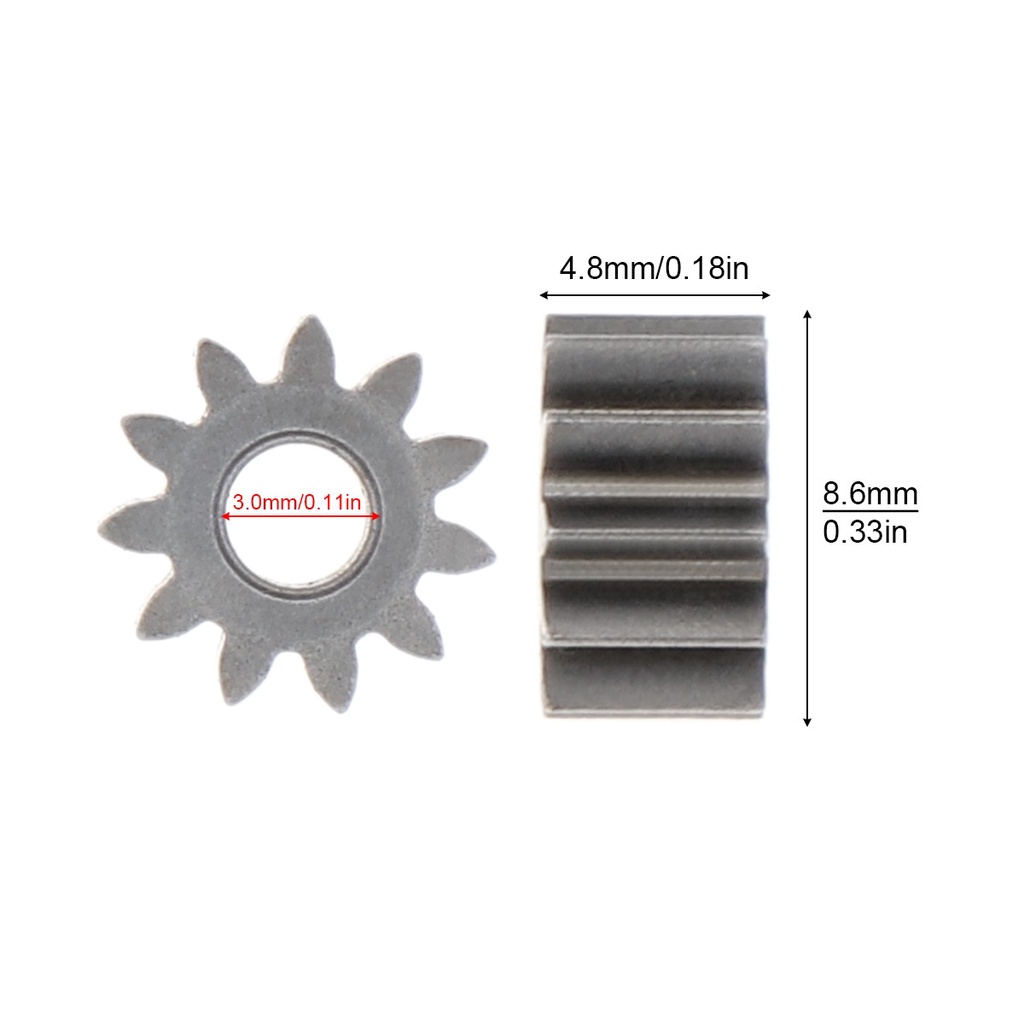 DC Motor Replaceable Motor Gear for RS550 10.8V /12V / 14.4V / 16.8V / 18V / 21V