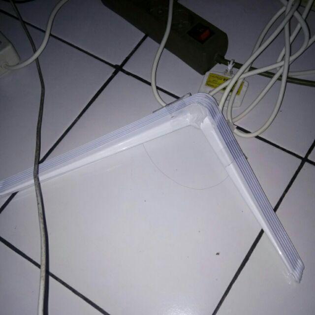 Siku Rak / Siku Dinding / Bracket Ukuran 10 × 12. Sepasang & Free 6 Pcs Sekrup Kayu.