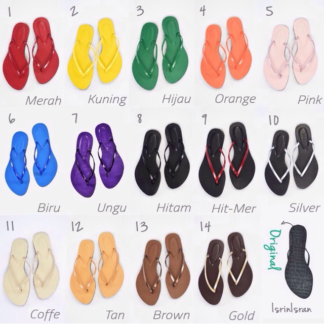 Sandal Isrin Isran / sandal jepit / sandal wanita / beach / Isrin Isran