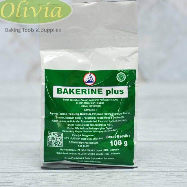 

Import Terbaik Bakerine Plus Sachet Bakerin Bread Improver/Pengempuk/Pelembut 100gr