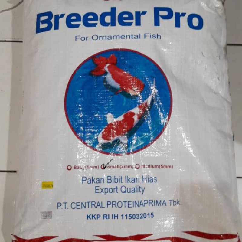 breederpro breeder pro makanan pakan ikan koi food 10kg 10 kg