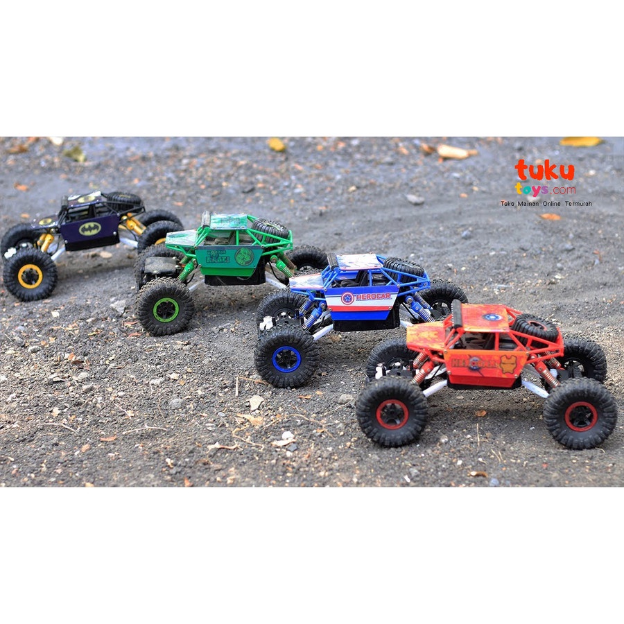 MAINAN RC MOBIL REMOT HEROCAR SKALA 1:18 (ROCK CRAWLER)