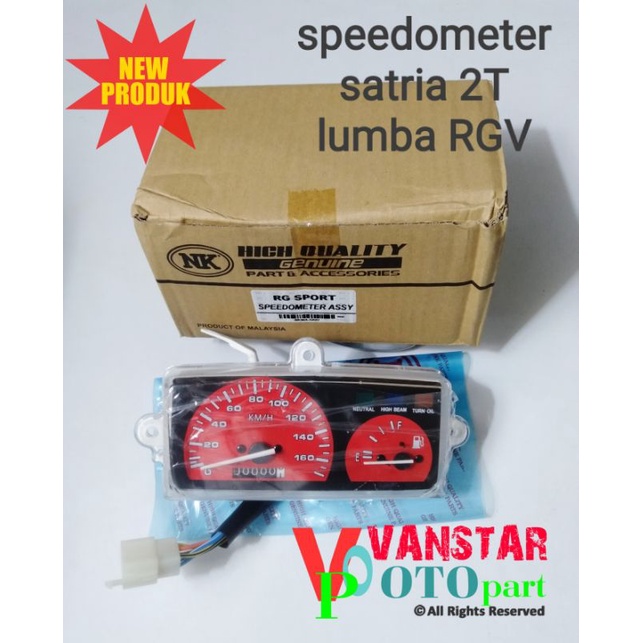 speedometer satria lumba 2 tak papan merah hitam