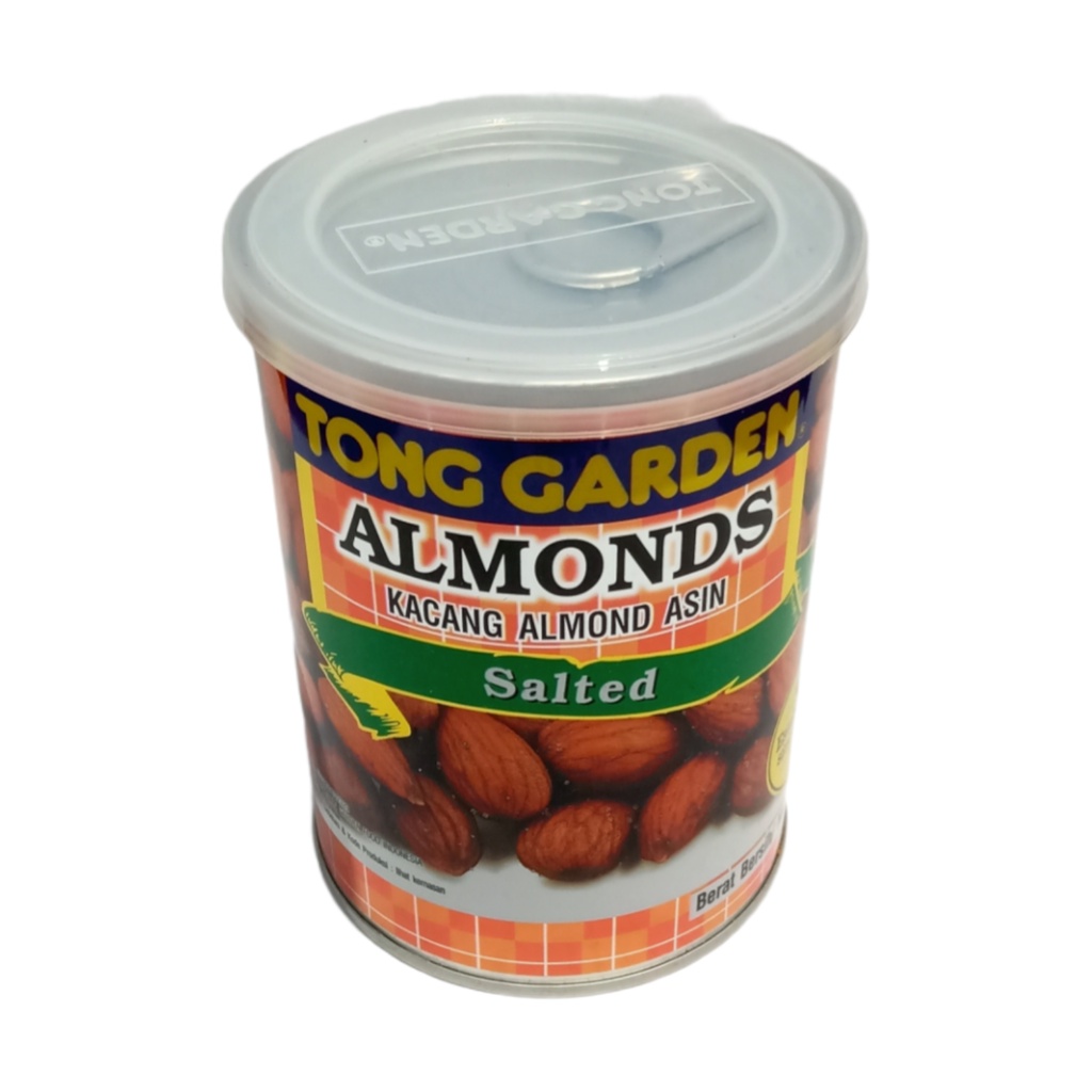 TONG GARDEN Almond Salted 140 g Halal | Almond Panggang Skinless